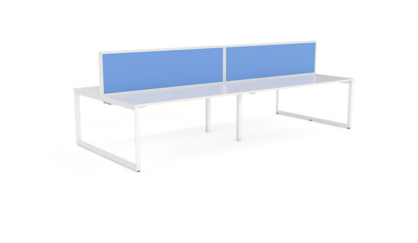 Anvil 1800 Desks 4Pod w Studio50 Blue fabric